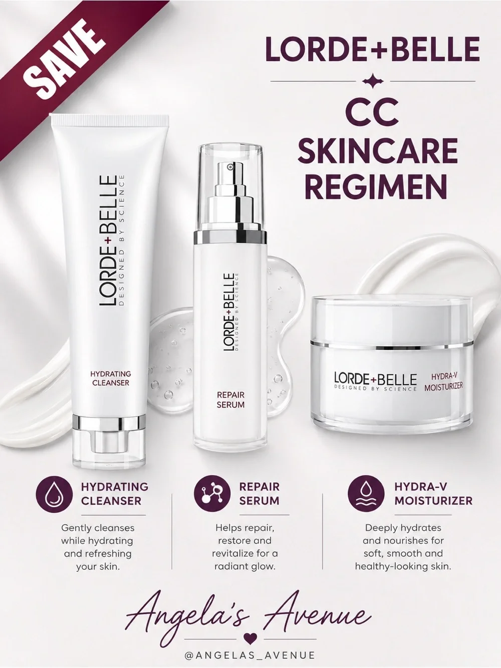 Lorde+Belle CC SKINCARE REGIMEN BOXED SET